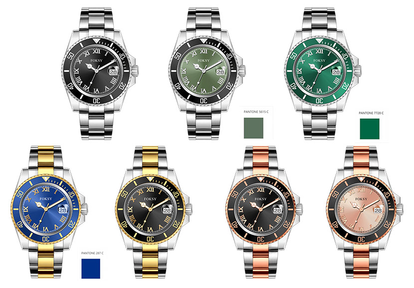 stainless steel quartz watch
