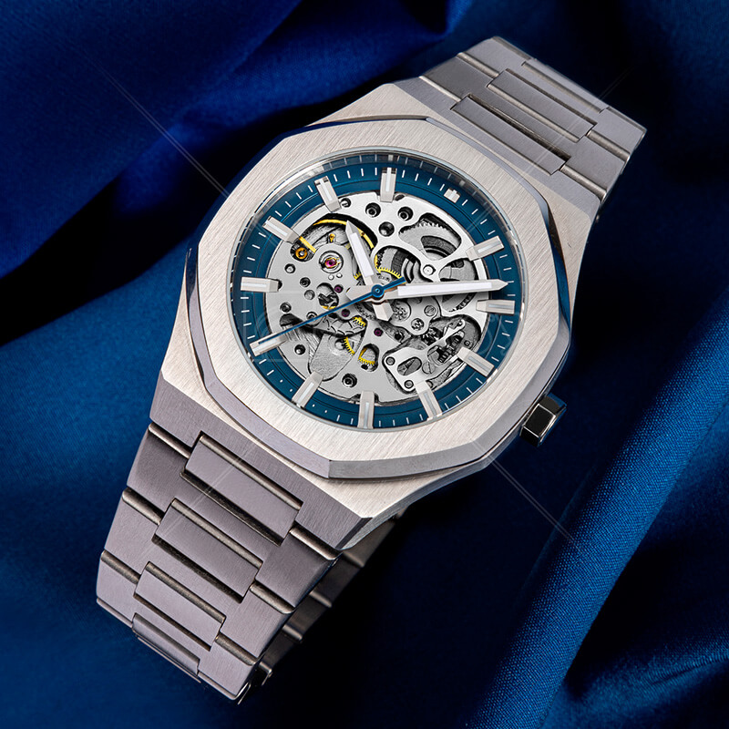Custom Luxury Mechanical Watch For Men Brand Your Own Wristwatch Manufacturer