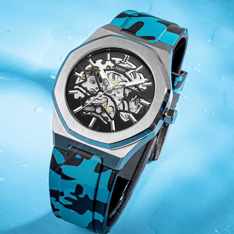 OEM/ODM Fully Automatic Skeleton Mechanical Watch, Luxury Watch Manufacturer