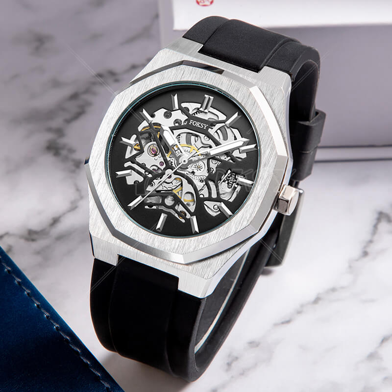 OEM/ODM Fully Automatic Skeleton Mechanical Watch, Luxury Watch Manufacturer