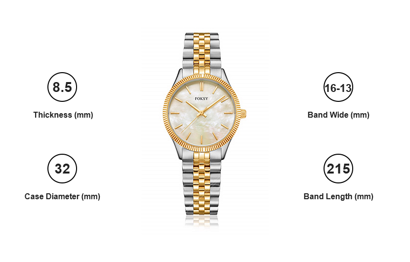 custom round watches for woman