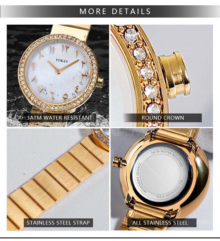 custom arabic diamond watch
