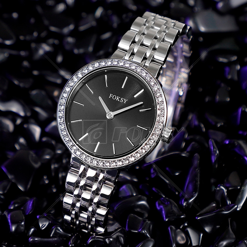 Factory Price Custom Round Stainless Steel woman Quartz Watch