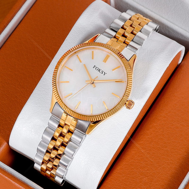 ODM OEM Fashion Classic Round Stainless Steel Ladies Quartz Watch Factory Price