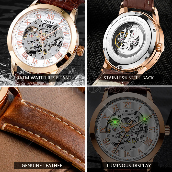 Luxury Skeleton Men Watch