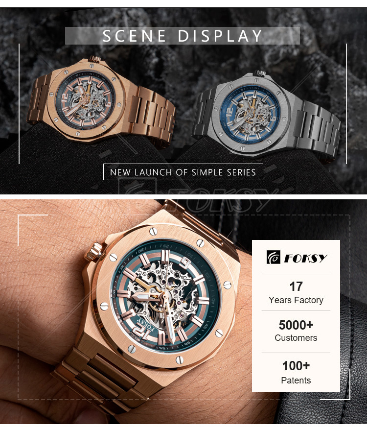 Automatic Mechanical Men Watch