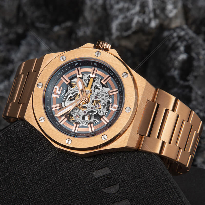 OEM Low MOQ Custom Private Label Automatic Mechanical Men Watch