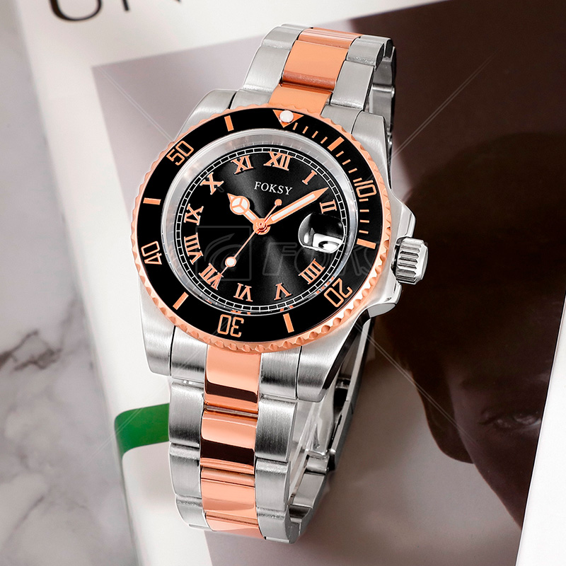 Tiong Orologio Da Uomo Al Quarzo – Quadrante Osso, Calendario, Impermeabile, Lancette Luminose – Regalo Alla Moda