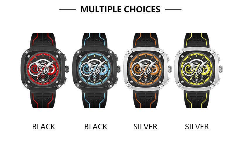 Stainless Steel Silione Men's Watch