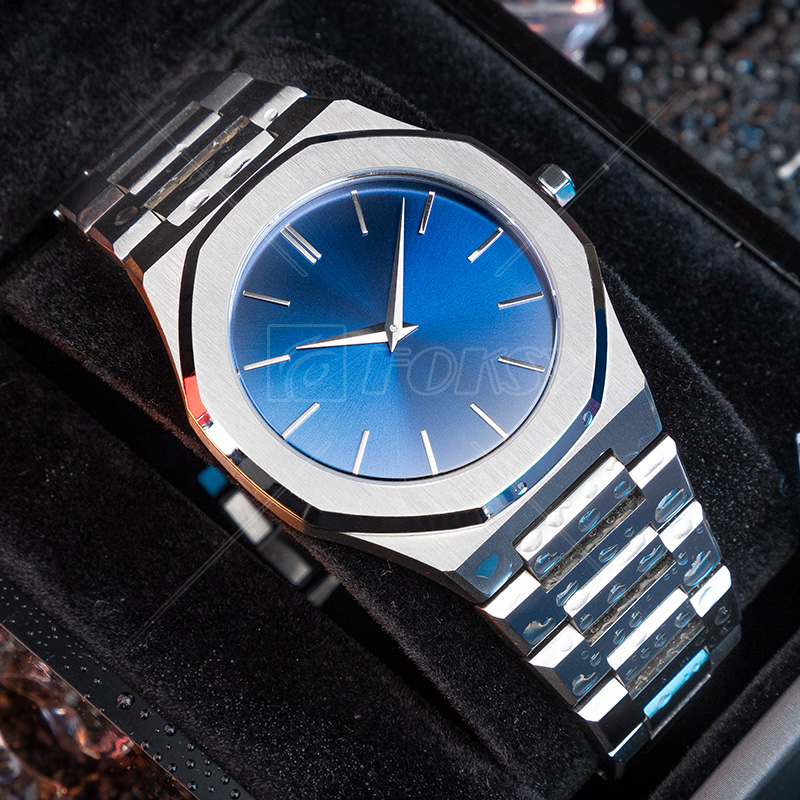 High Quality Private Label Watches For Men Custom Sapphire Crystal Stainless Steel Own Brand Watches Men