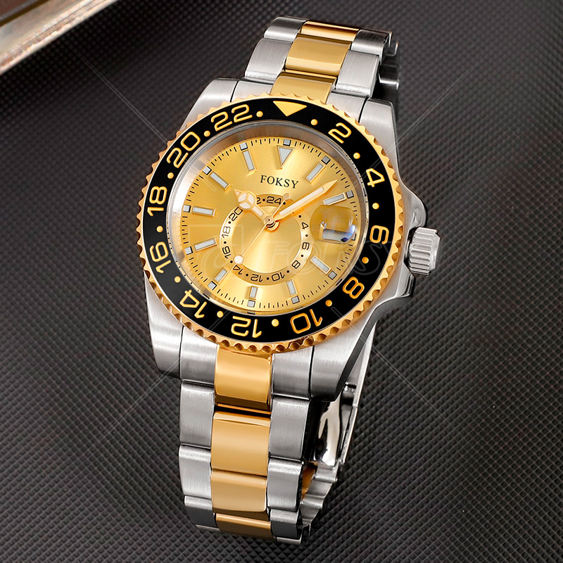 Stainless Steel Waterproof Custom Logo Brand High Quality Male Watches Private Label Men Wrist Luxury For Men