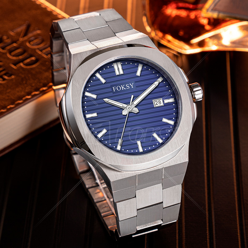 High Quality Stainless Steel Custom Logo Private Label Wrist Luxury Quartz Watch Manufacturer for Men