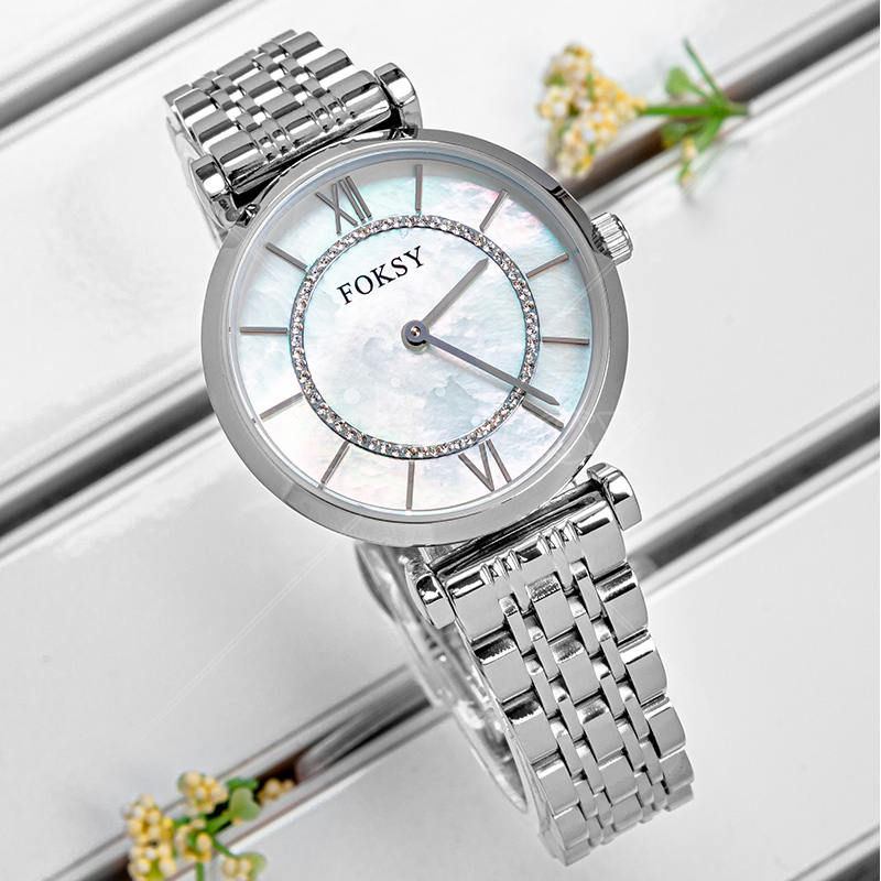 Beautiful Ladies Bracelet Gold And Silver Women'S Watch Custom Personalized Waterproof Watches For Her