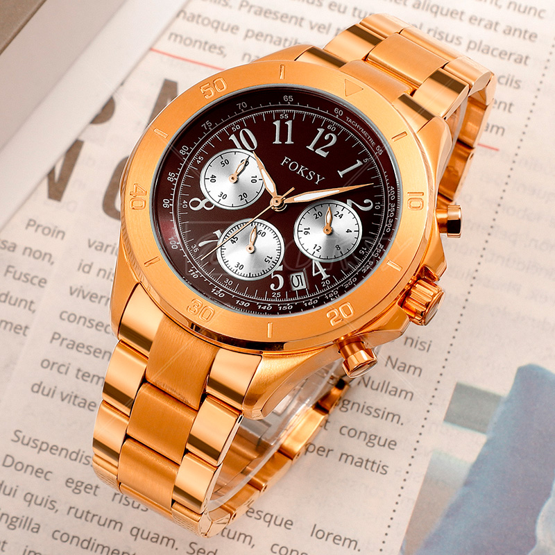 New Wholesale Custom Logo Brand Men'S Sports Quartz Watches Luxury Chronograph Watches