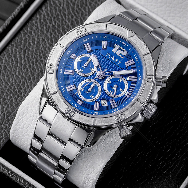 Factory Price Custom Watches Mens Wrist Hot Fashion Waterproof chronograph Quartz Watches luxury Business Watch