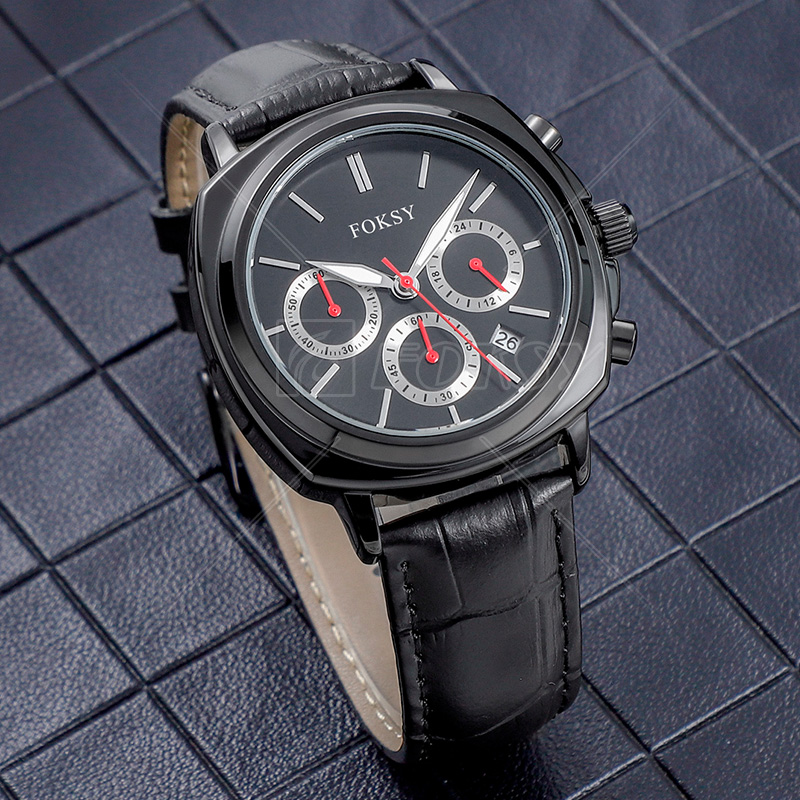 High Quality Waterproof Minimalist Wrist Men Luxury Custom Watch with Calendar Day and Date