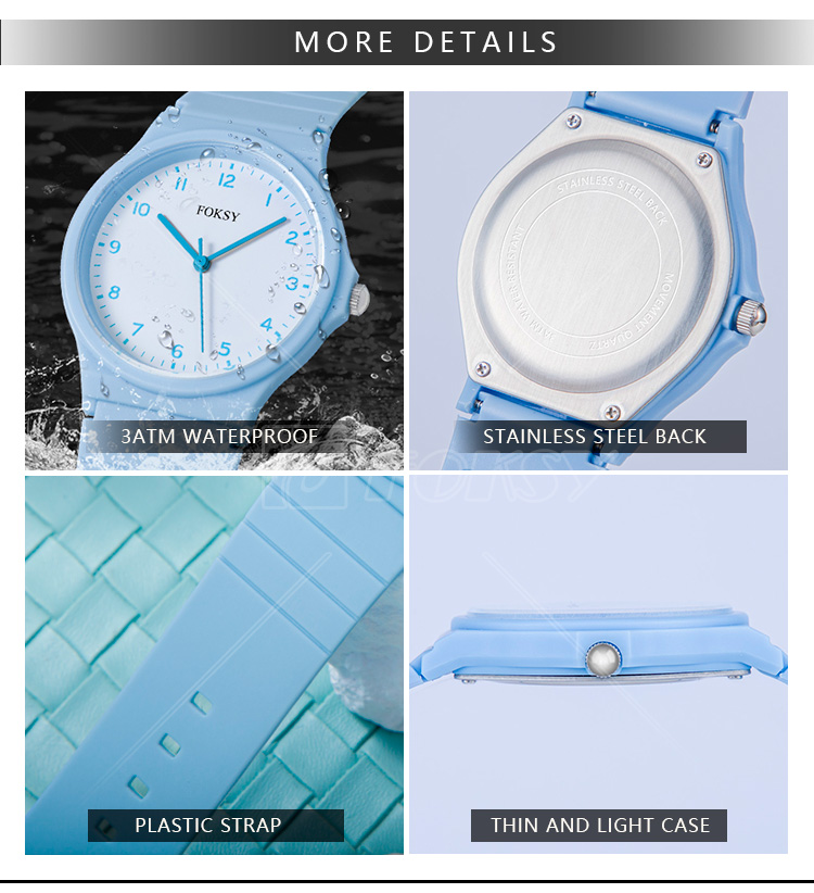 luxury quartz Plastic watch