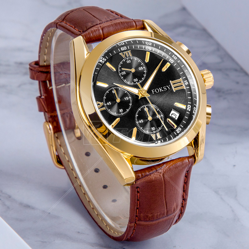 Luxury Rose Gold Stainless Steel Chain Watches Wrist Premium Quartz Watches Custom Men Luxury For Men