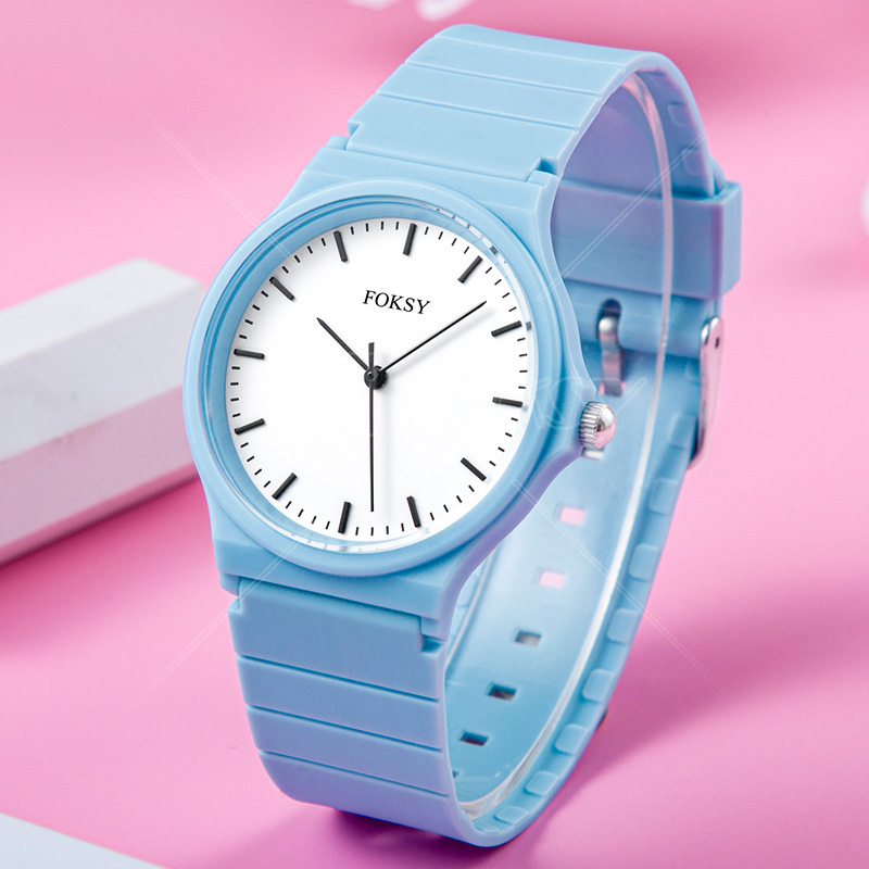 Luxury Waterproof Colorful Custom Logo Quartz Movt Watch Men Wrirstwatch Sport Plastic Watches