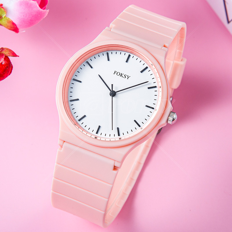 Luxury Waterproof Colorful Custom Logo Quartz Movt Watch Men Wrirstwatch Sport Plastic Watches