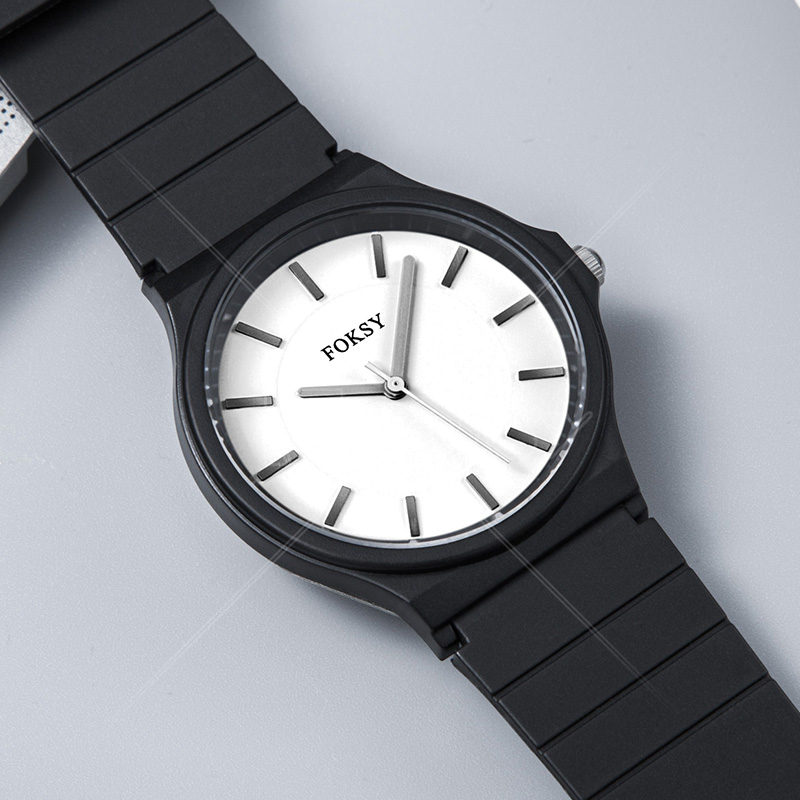 Plastic Round Analog Watch Waterproof Wholesale Order Quartz Watch Water Resistant Wristwatch Luxury Watches Men