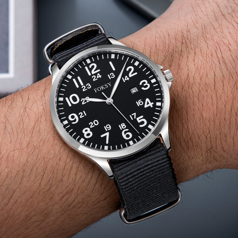 High Quality Custom Logo Men Stainless Steel Business Watches With Calendar Luxury Male Sport Watch Quartz Clock