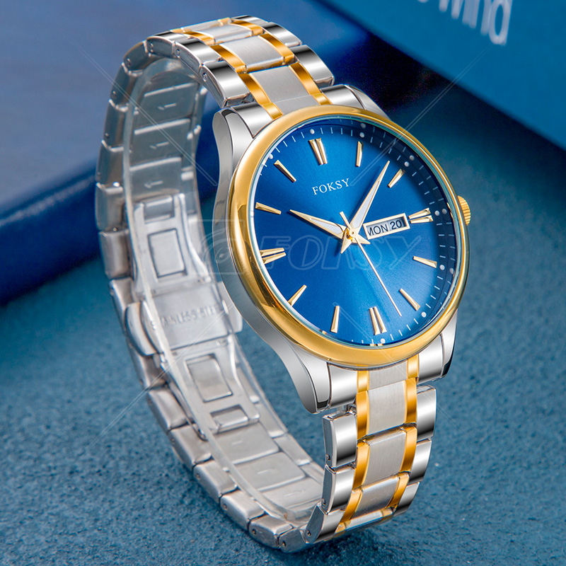 Stainless Steel Strap Luxury Waterproof Quartz Oem Brand Hands Wristwatches Custom Logo Wrist Watch Men