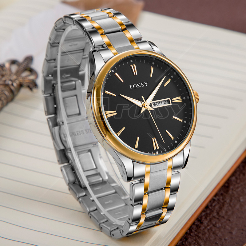 Stainless Steel Strap Luxury Waterproof Quartz Oem Brand Hands Wristwatches Custom Logo Wrist Watch Men