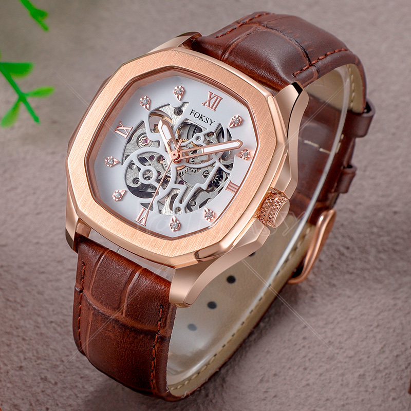 Lady Women Wrist Girl Watch Female Luxury Fashion Stainless Steel Logo Brand Custom High Quality Automatic Watch