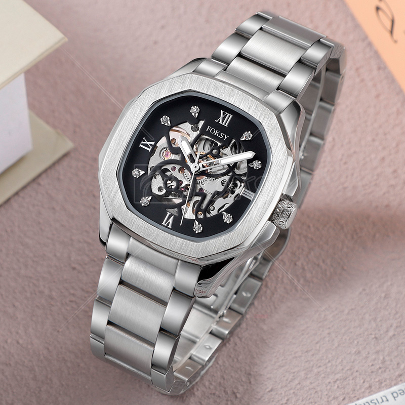 Lady Women Wrist Girl Watch Female Luxury Fashion Stainless Steel Logo Brand Custom High Quality Automatic Watch