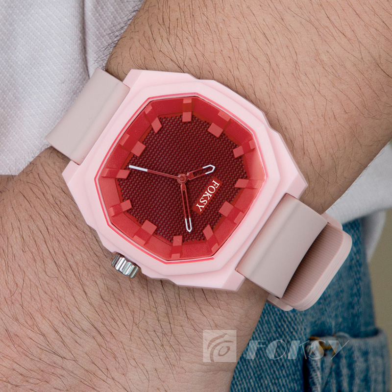 Custom WaterProof Luxury Brand Wristwatch Plastic Watch for Men Women