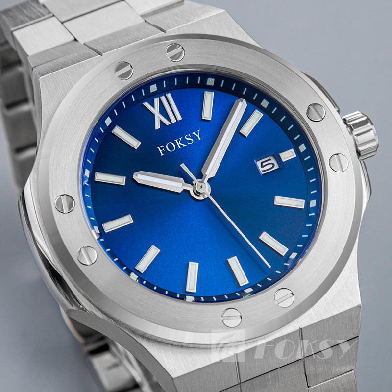 stainless steel quartz watch