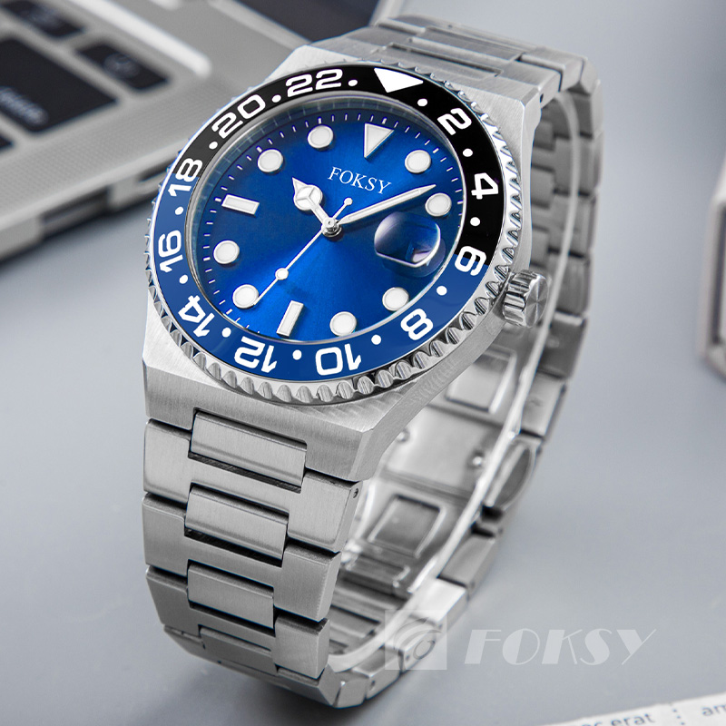 stainless steel quartz watch