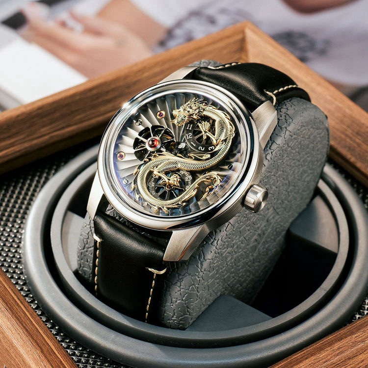 Watch Men Waterproof Leather Band Wristwatches Male Automatic Men Watch