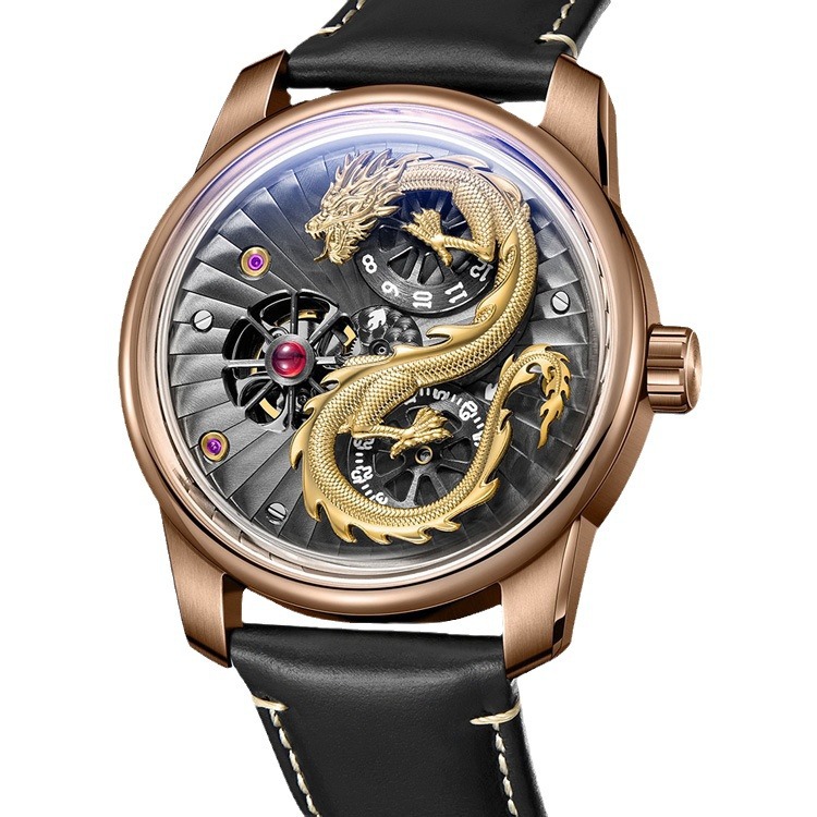Watch Men Waterproof Leather Band Wristwatches Male Automatic Men Watch