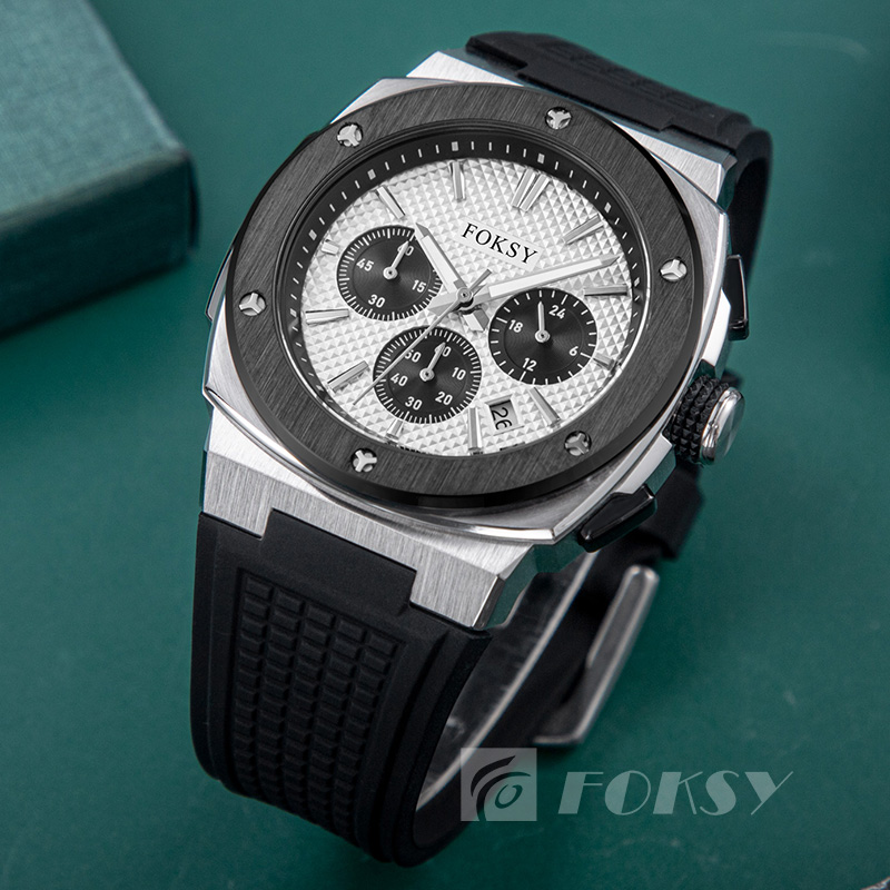 Wholesale Watches Branded Customized Men's Quartz Watches Fashion Luxury Waterproof  Silicone Strap