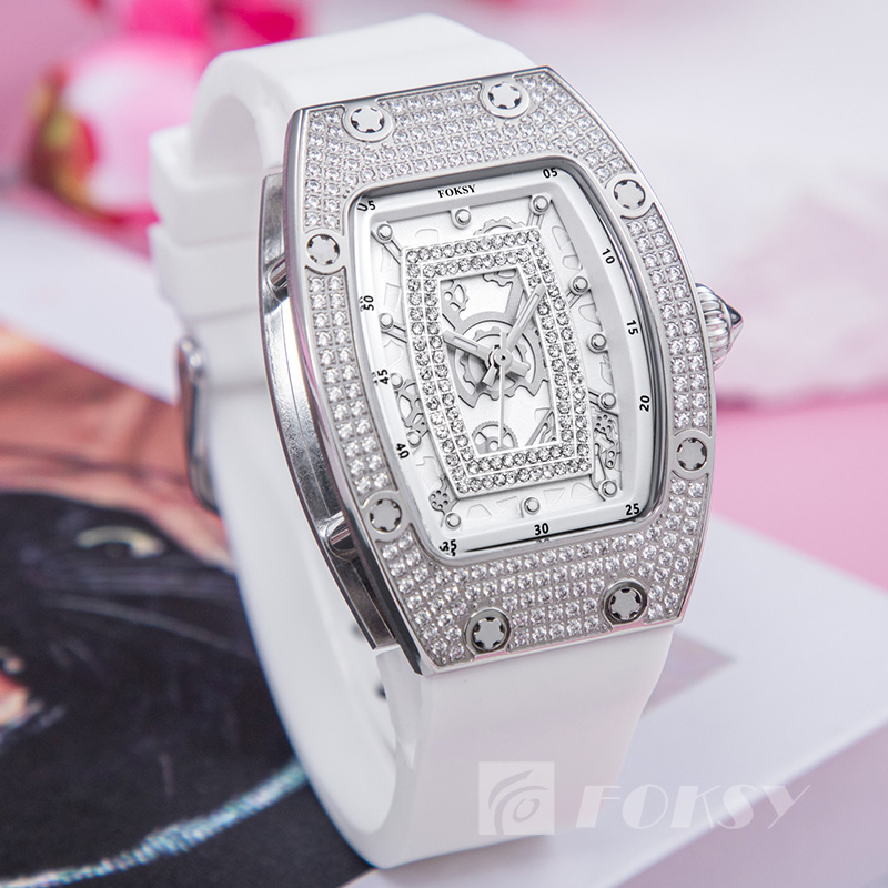 Wholesale Diamond Dial Design Casual Watch for Women Japan Quartz Luxury Classic Design Ladies Watch