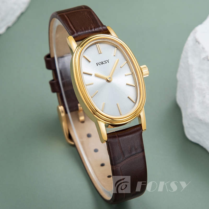 Oval Vintage Watch Women Watch Luxury Classic Design 3ATM Waterproof Stainless Steel Strap Custom Logo Quartz Watch for Lady