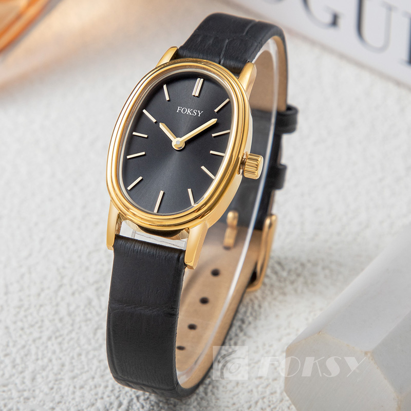 Oval Vintage Watch Women Watch Luxury Classic Design 3ATM Waterproof Stainless Steel Strap Custom Logo Quartz Watch for Lady