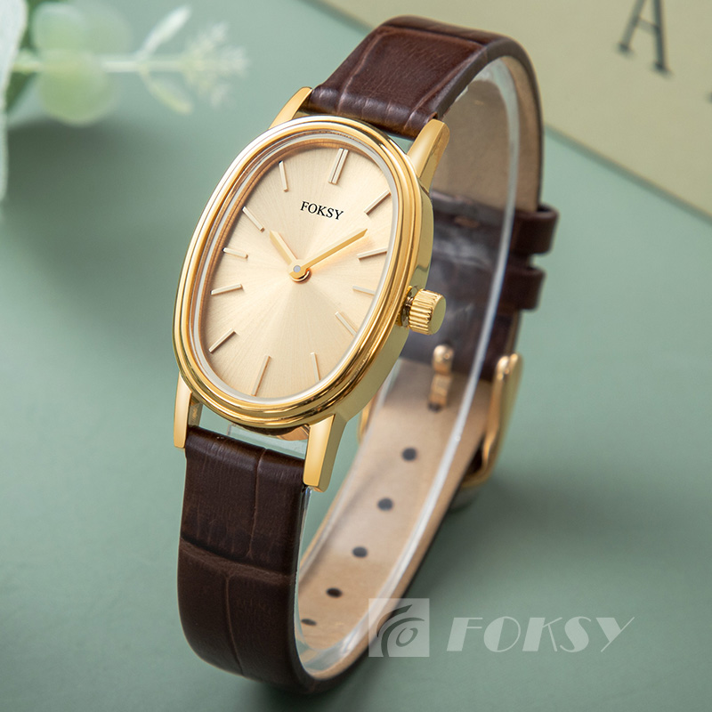Oval Vintage Watch Women Watch Luxury Classic Design 3ATM Waterproof Stainless Steel Strap Custom Logo Quartz Watch for Lady