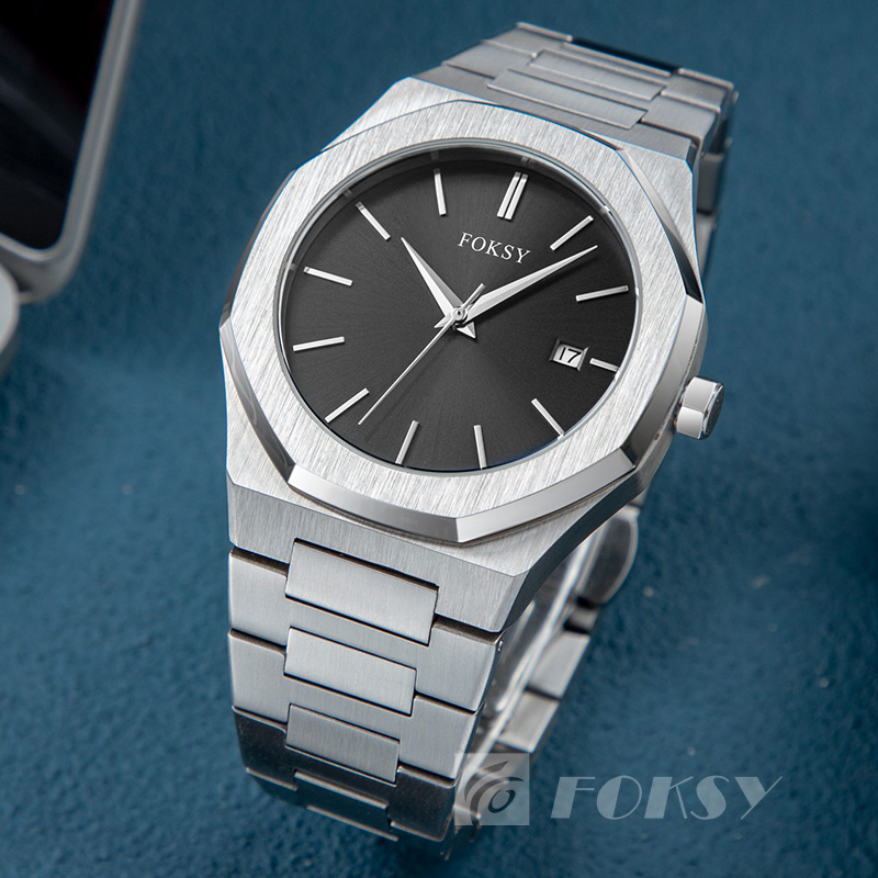 High Quality Men Watches Luxury Brand Quartz Stainless Steel Male Waterproof Wristwatch Custom Logo