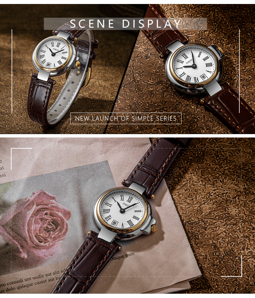 leather strap watch