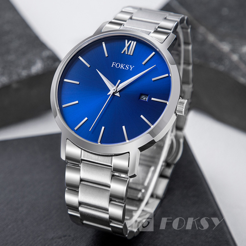 Private Label Watch Custom Logo Round Case Rose Gold Color Japan Movement Quartz Watch for Men