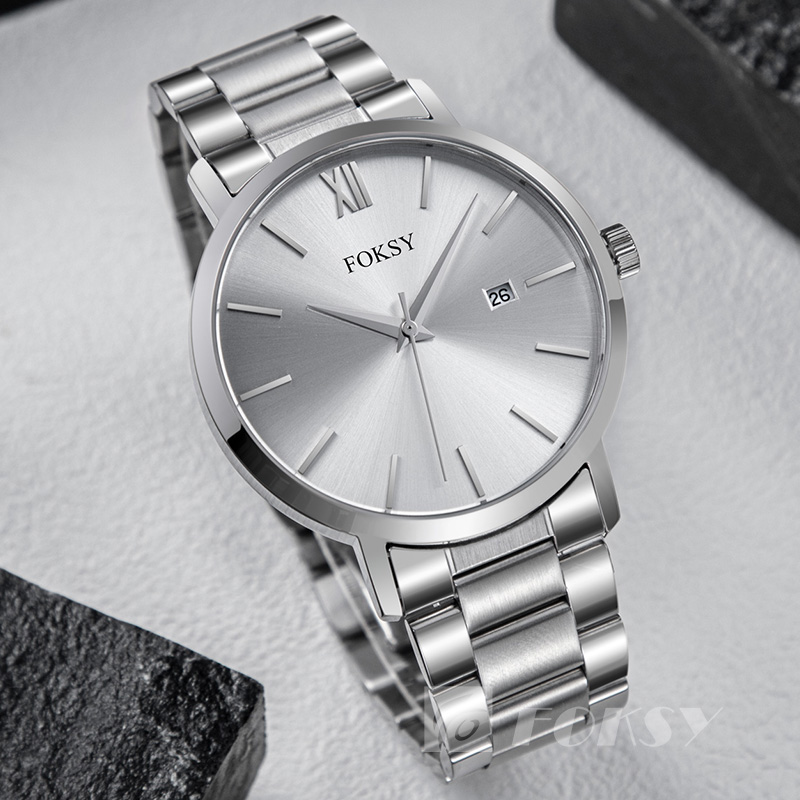 Private Label Watch Custom Logo Round Case Rose Gold Color Japan Movement Quartz Watch for Men