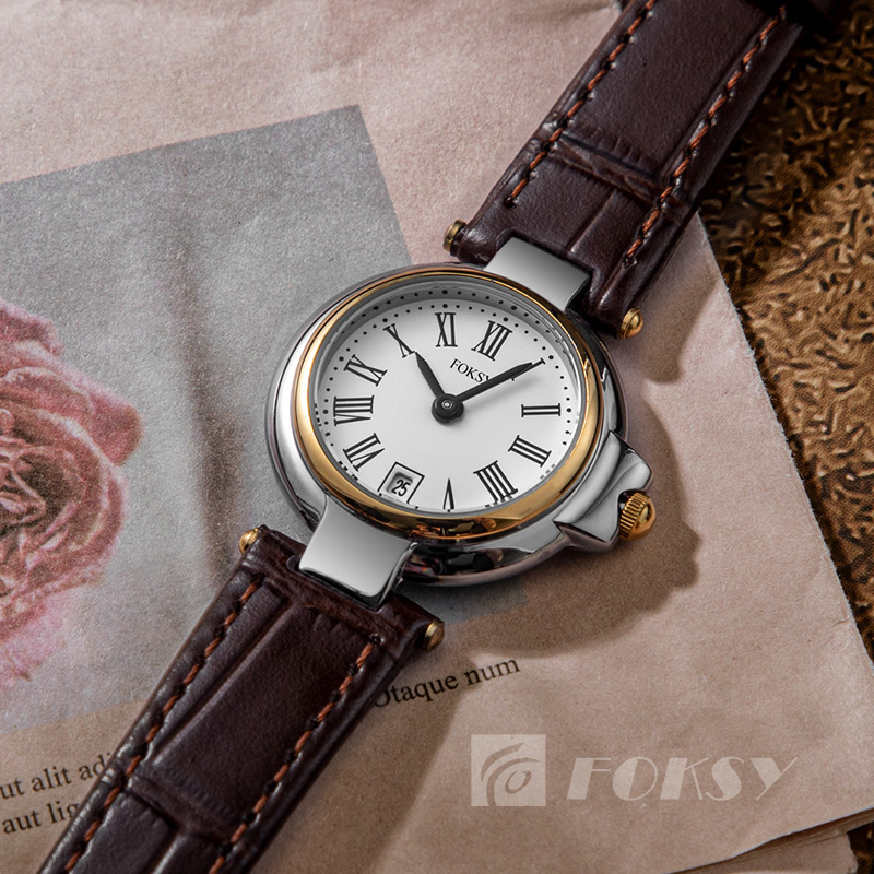 Wholesale Cheap Vintage Wrist Watch Brand New Fashion Female Leather Quartz Watches Welcome Custom Logo