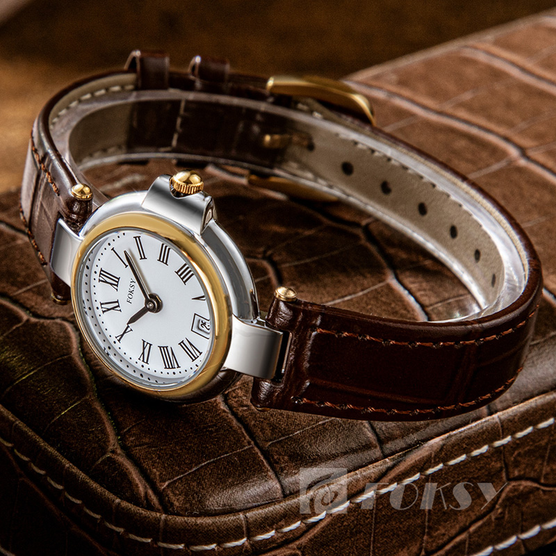Wholesale Cheap Vintage Wrist Watch Brand New Fashion Female Leather Quartz Watches Welcome Custom Logo