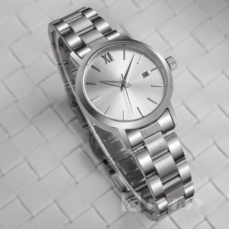 Women's Custom Logo Quartz Watch Gold Japan Movement Dial Stainless Steel Case Fashion ODM Business Watch