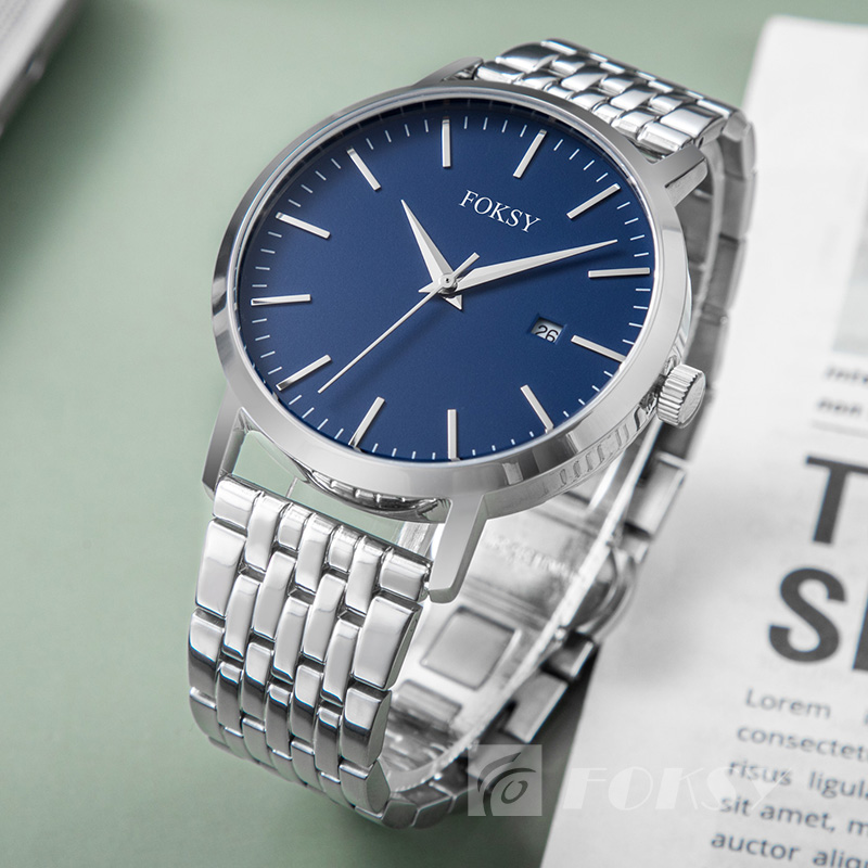 New Customized Watch Manufacturer Japanese Movement Dial Stainless Steel Case Quartz Men's Business Watches