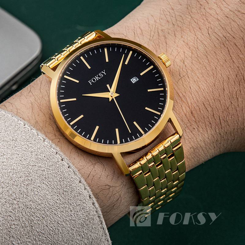 New Customized Watch Manufacturer Japanese Movement Dial Stainless Steel Case Quartz Men's Business Watches