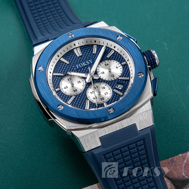 Wholesale Watches Branded Customized Men's Quartz Watches Fashion Luxury Waterproof  Silicone Strap
